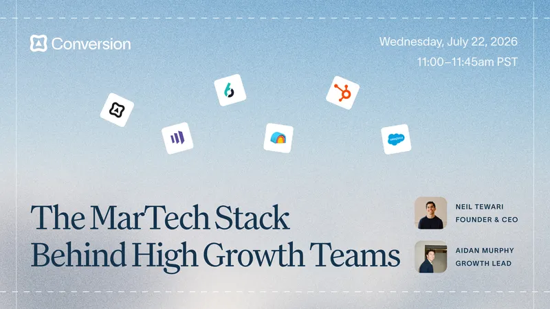 The MarTech Stack Behind High-Growth Teams