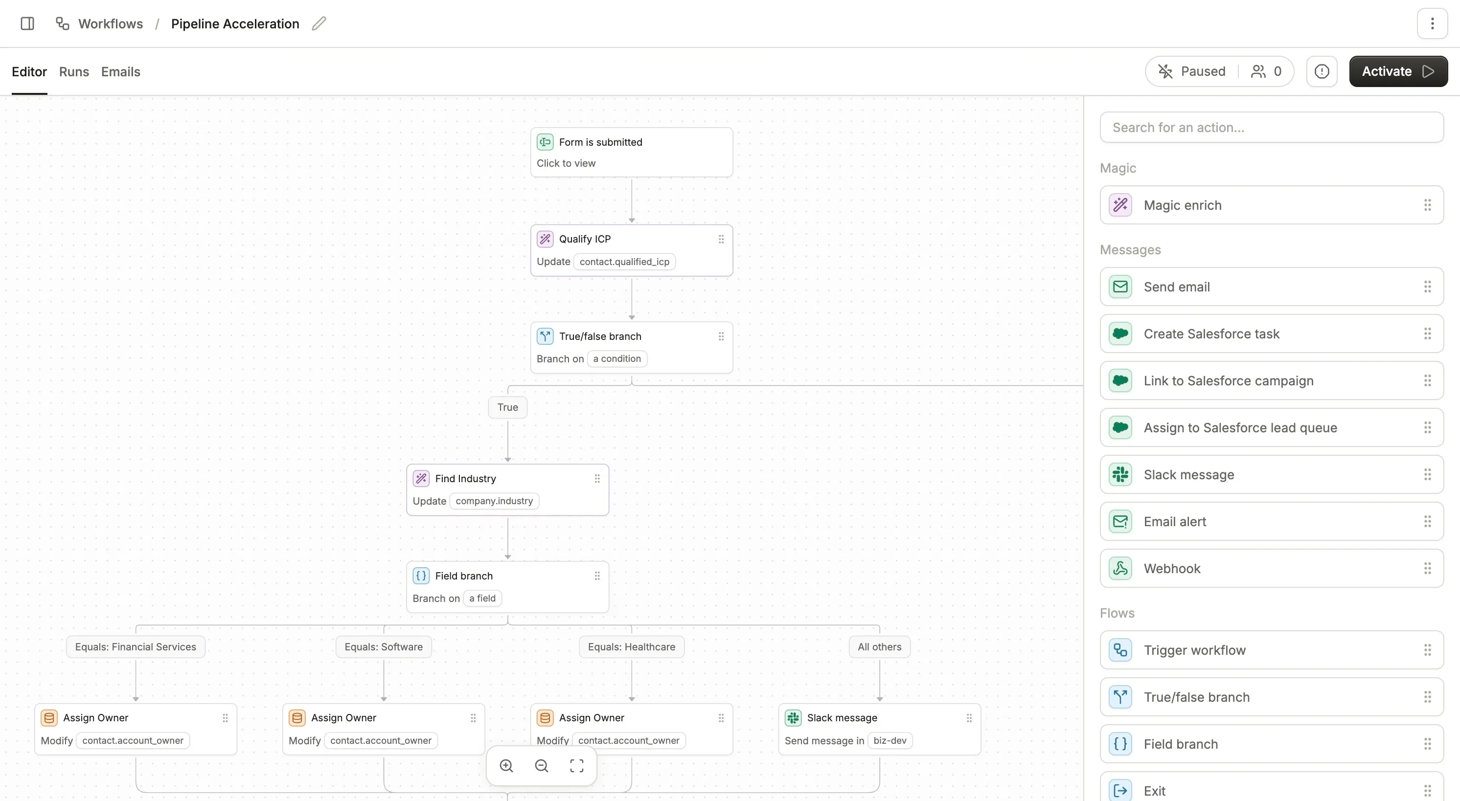 Pipeline acceleration